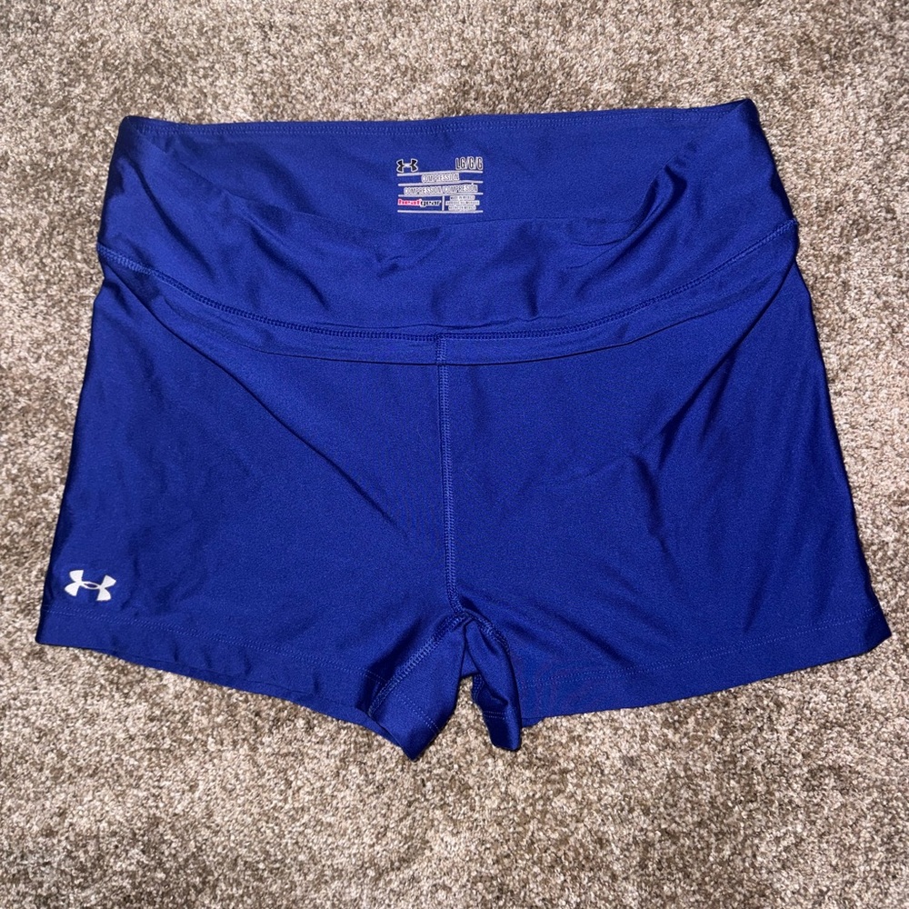 Under Armour Blue Athletic Compression Shorts